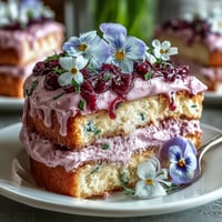 Spring Birthday Cake with Pastel Floral Buttercream, a tender vanilla cake with creamy pastel floral buttercream, perfect for festive celebrations.