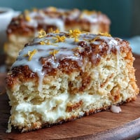 Golden honey scones dotted with fresh dandelion petals, served warm with a dollop of clotted cream for a spring brunch treat.